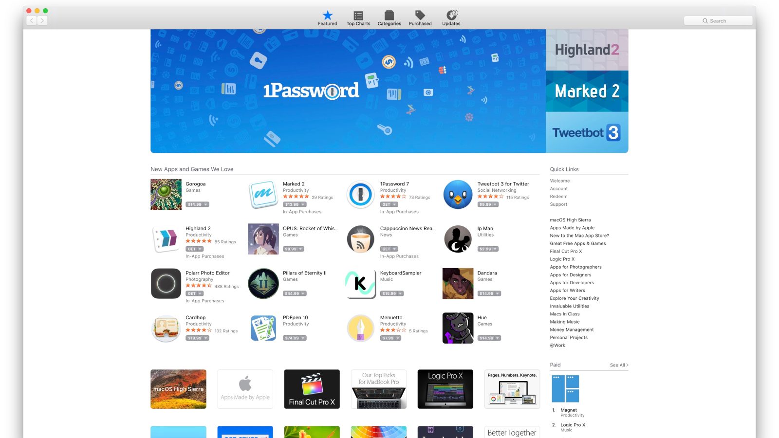 free mac apps store
